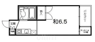 和晃第二ハイツ【5階】の間取り