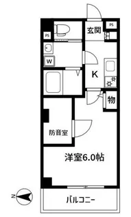 CASA南千住【5階】の間取り