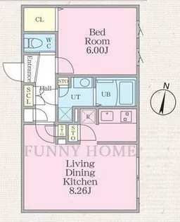 GRAN PASEO 明大前II【1階】の間取り