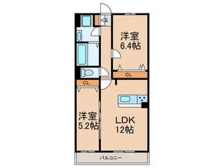 Plum OwkII【1階】の間取り