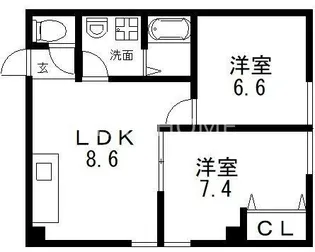 ダイワ高井田ビル【2階】の間取り