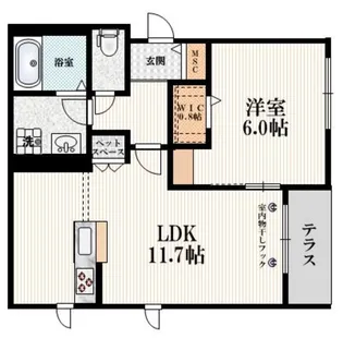 Villa Felice【1階】の間取り