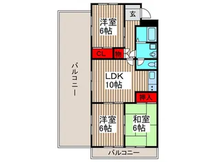 Felice大宮【3階】の間取り