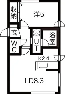 BanbiniN【3階】の間取り