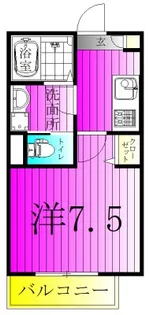 ジーメゾン鎌ケ谷道野辺【1階】の間取り
