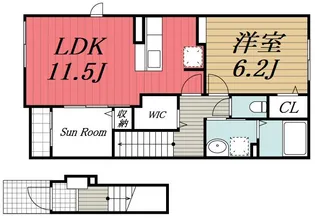 La lino【2階】の間取り