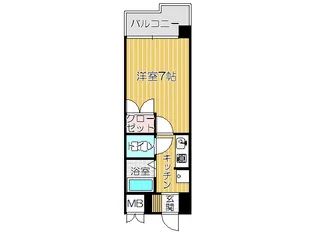日神パレステージ九工大【4階】の間取り