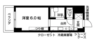 スチューデントハイツ前原【2階】の間取り