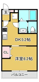 プレ・デュ・パルク【1階】の間取り