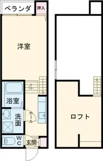 フォレスト飯盛【1階】の間取り