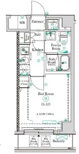 AZEST横濱関内【3階】の間取り