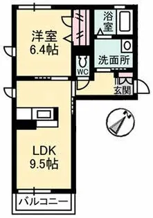 カサクレシアV【3階】の間取り