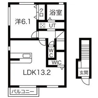 グリーンヒルズ大堤A棟【2階】の間取り