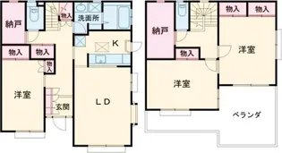アルカディア【1階】の間取り