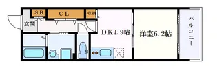 willDo太閤通【8階】の間取り