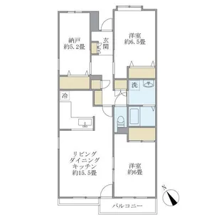 ISM南柏【6階】の間取り