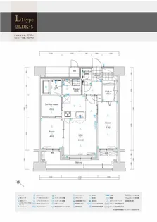 エンクレスト博多EAST PARK【14階】の間取り