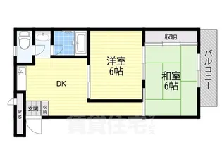 メゾン赤松【1階】の間取り