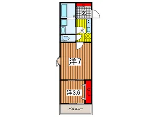 上小町ルピア【3階】の間取り