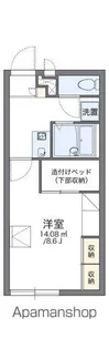 レオパレス恵比須II【1階】の間取り