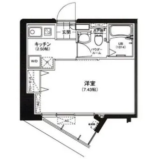 サウンドおしあげ【7階】の間取り