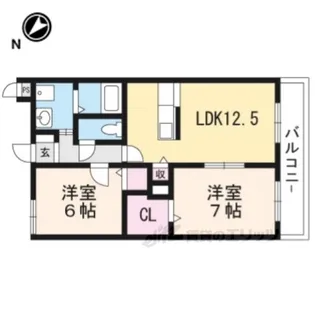 マンションソフィア【1階】の間取り