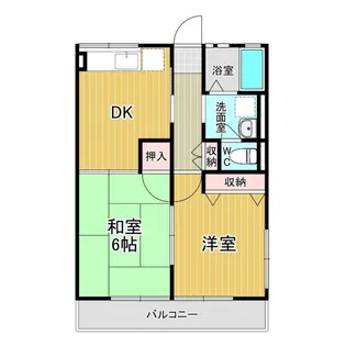リサービア【1階】の間取り