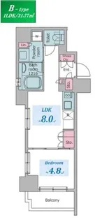 クロスレジデンス六義園【5階】の間取り