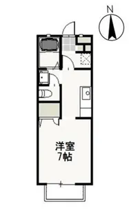 クライン・ブリュッケD【2階】の間取り