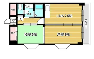 メゾンいわい【4階】の間取り
