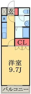 ムーンレジデンス【1階】の間取り