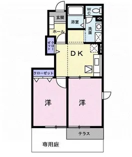 est Palazzo【1階】の間取り