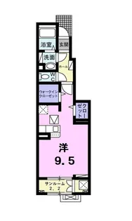 アネモスA【1階】の間取り