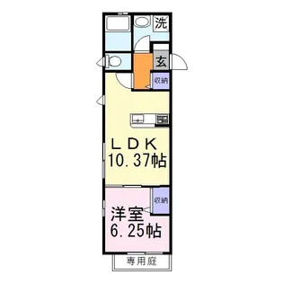 Villa Luckina【1階】の間取り