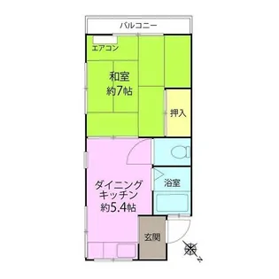 イエローハイツ【2階】の間取り