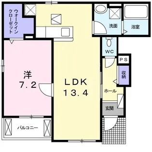 アルカディア【1階】の間取り