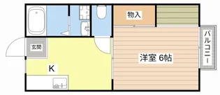 ハイツシャルマン【1階】の間取り