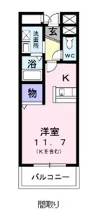 ビバーチェ【2階】の間取り