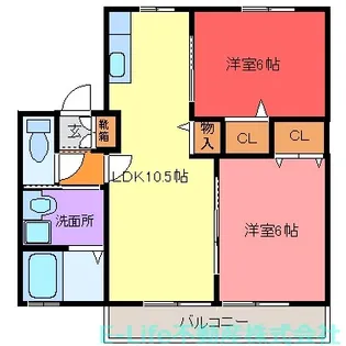 シャルマンソフィアI・II【1階】の間取り