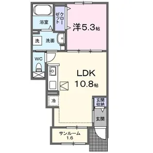 ネオヴィレッジ【1階】の間取り