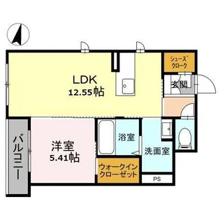 ドルチェカーザ【1階】の間取り