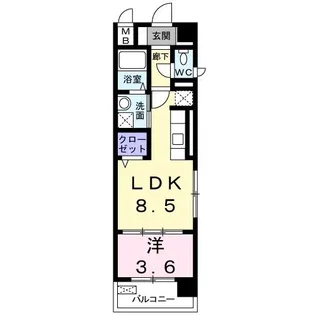 フレグランス【2階】の間取り