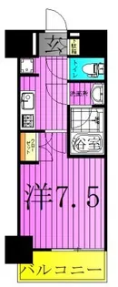 プラネソシエ西新井【3階】の間取り