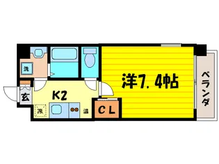 三条ヴィラさわだ【3階】の間取り