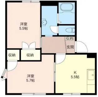 ShaMaison フレグランス殿山 B【1階】の間取り