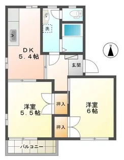 ピュア宮本 3番館【2階】の間取り