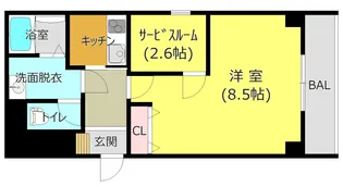 ショゼ関南町【2階】の間取り