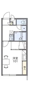 1Kの間取り画像