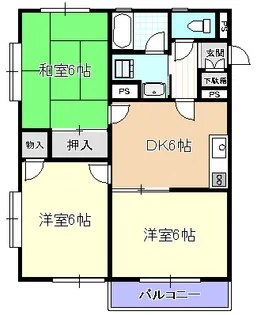 メゾン・エスポワール【3階】の間取り