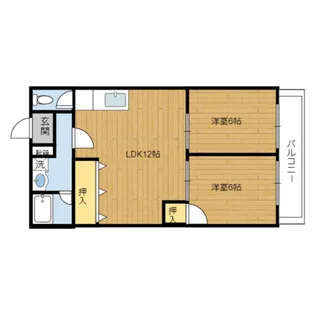 メゾンファミール【2階】の間取り